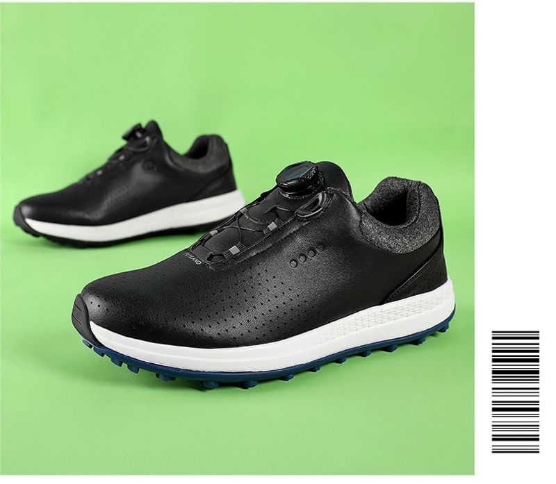 Chaussures professionnelles pour hommes Nouvelles baskets d'entraînement de golf sans crampons à boucle pivotante Taille L_voghion.com