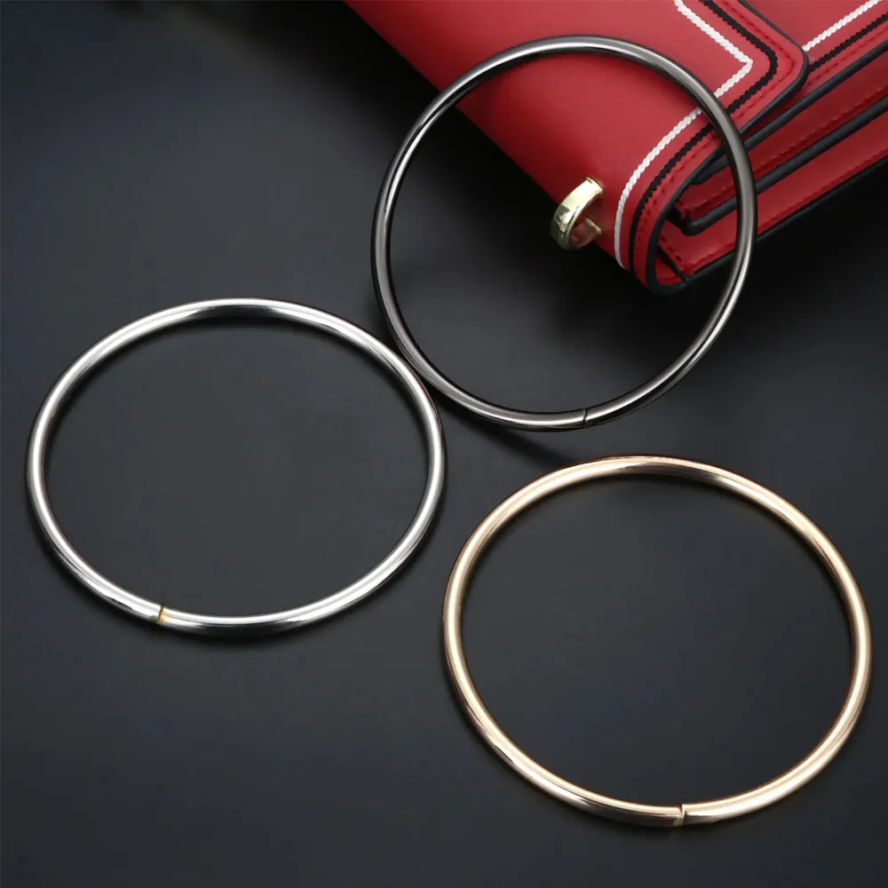 1Pc Metal Handles Replacement DIY Handbags Bags Purse Handmade Bag Accessories Round D-ring Hanging Buckle Hardware_voghion.com