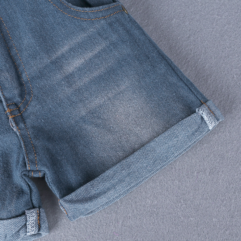 Mutter & Kinder kinder anzug Hübscher junge blaues hemd denim hosenträger_voghion.com