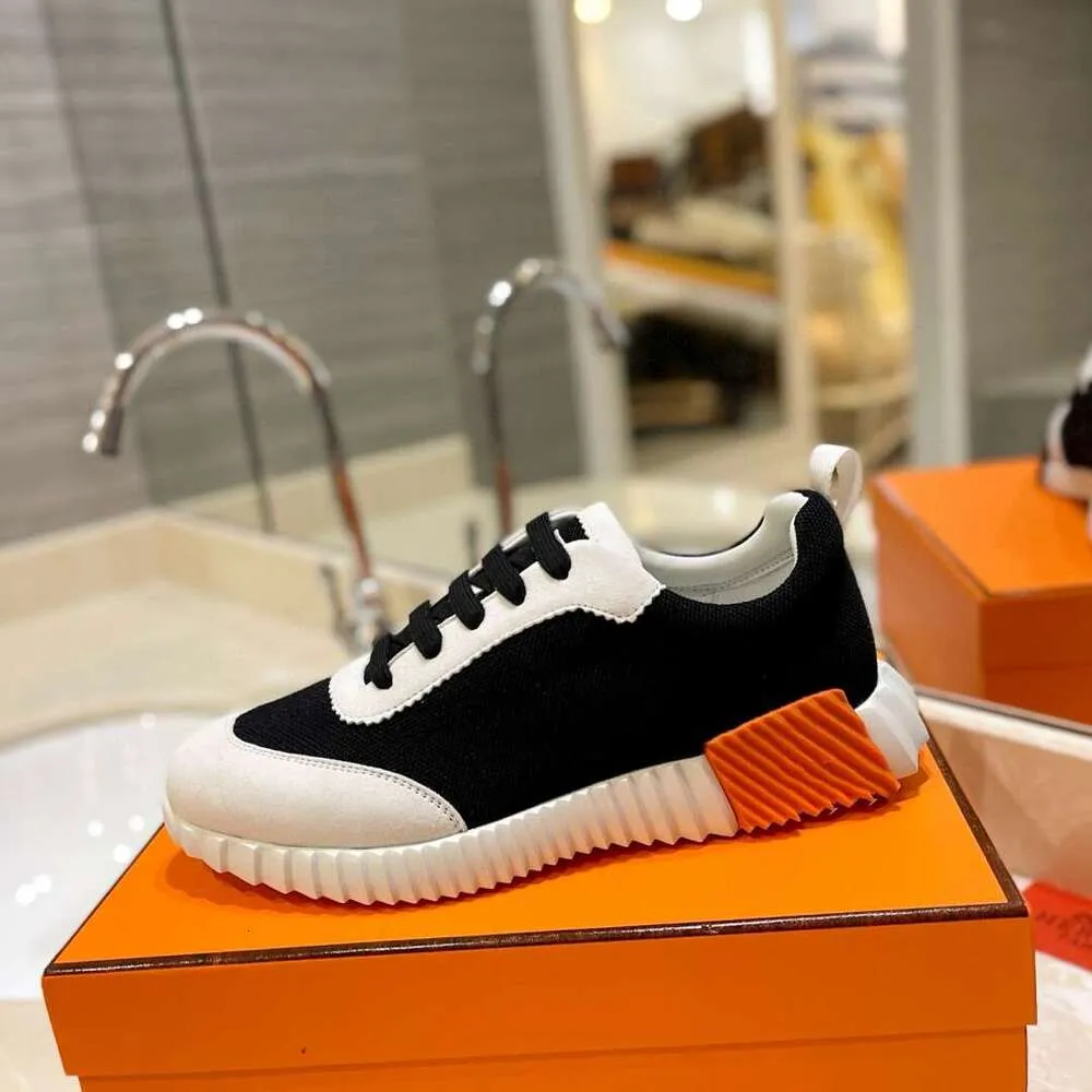 Scarpe da ginnastica da uomo, stile casual, in pelle e rete, con lacci, sportive, con suola in gomma, basse, stile street._voghion.com
