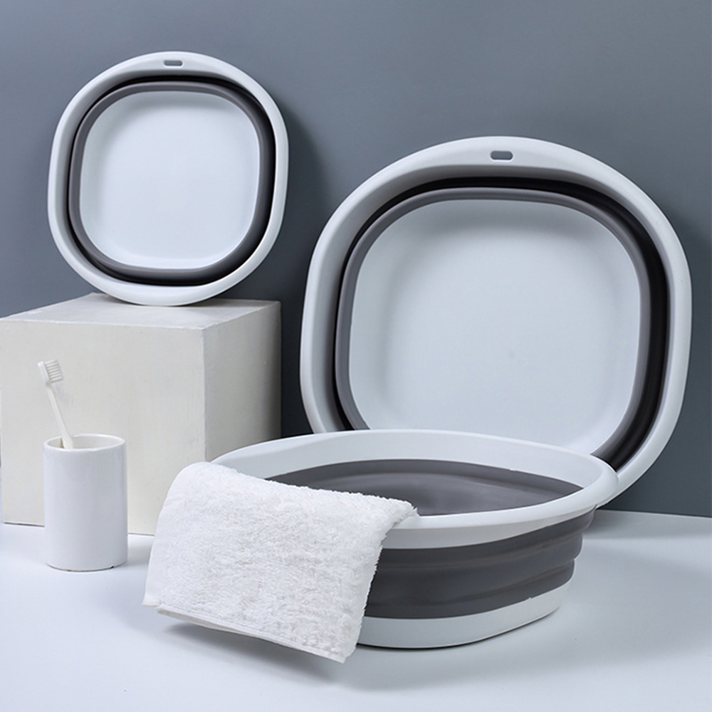 Lavabos plegables de plástico Lavabos portátiles Tina de lavandería plegable Lavabo de baño para bebés y adultos Accesorios de cocina para baño Lavabo_voghion.com