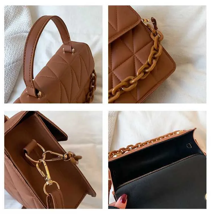 Modna krata Wen Shoe Fi Chain Cross Body Bag Markowe torebki i portfele designerskie Mała torebka z klapką Y241026_voghion.com