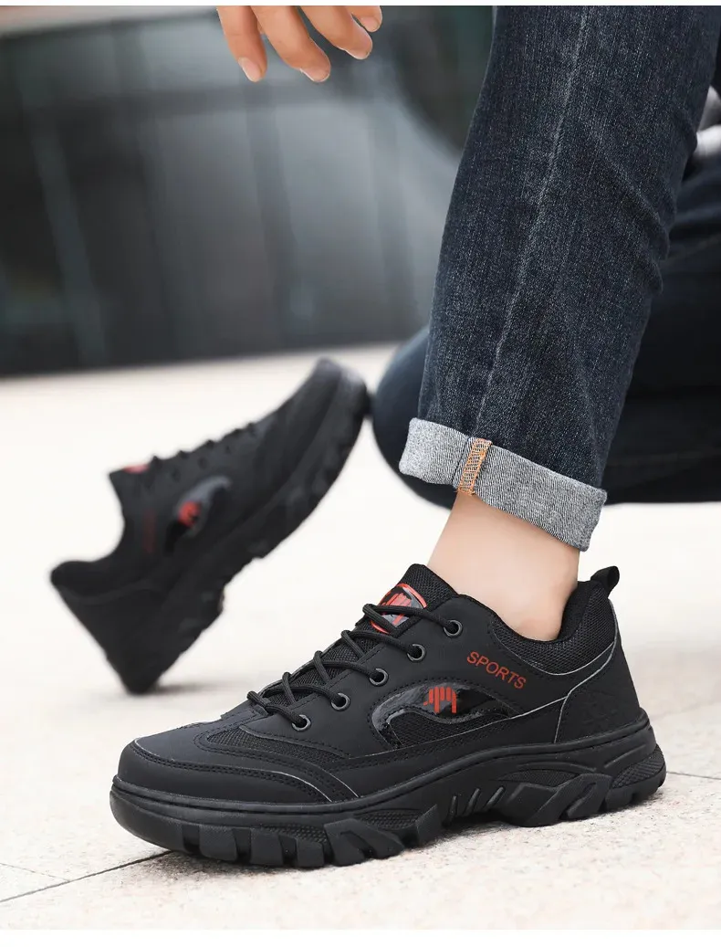 Oulylan Scarpe da trekking antiscivolo per uomo, da arrampicata, sportive, per il tempo libero, da corsa, da trekking, da ginnastica 240619_voghion.com