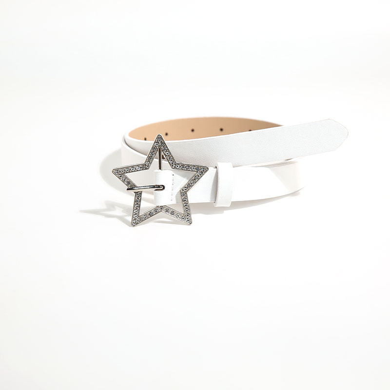 Neuer Gürtel Millennium Dopamine Spicy Girl Style Pink Y2K-Gürtel Passende Jeans für Damen Neues Summer Tide Star-Gürteldesign_voghion.com