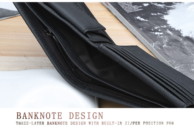 Produttori di borse da uomo all'ingrosso, portafoglio sottile da uomo casual corto in grana di litchi, borsa da un dollaro, portafoglio in pelle di mucca_voghion.com