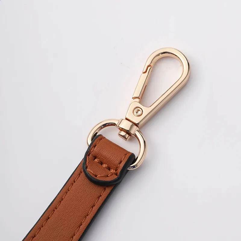 100% Genuine Leather Handbags Handles For Handbag Short Purse Strap Golden Buckle Replacement Bag Belt Band 240729_voghion.com