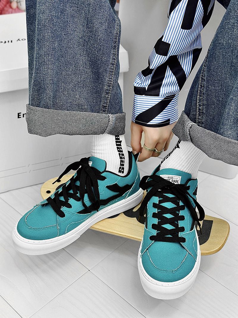 Neue Student Casual Canvas Herrenmode Board Schuhe_voghion.com