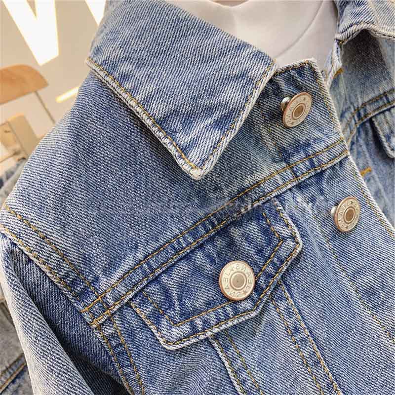 Mutter & Kinder Kindermode Jeansanzug Herbst Mädchen Jeansjacke + Rock Zweiteiliger Anzug 3-8 Jahre alt Kinderkleidung Lieferung_voghion.com