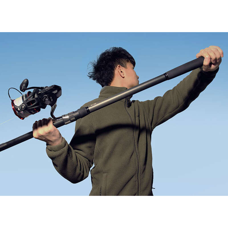 Linhu Long Throw Throwing Carbon Ultra Light Set Silber und Bighead Carp Special Sea Angelrute_voghion.com