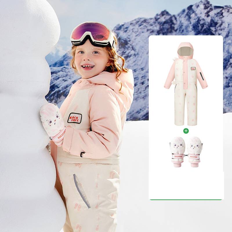 ​​Kids' Snowsuit One-Piece – Waterproof & Windproof Ski Jumpsuit For Boys & Girls (1000mm Rated, Seam-Taped, Moisture-Wicking)​​_voghion.com
