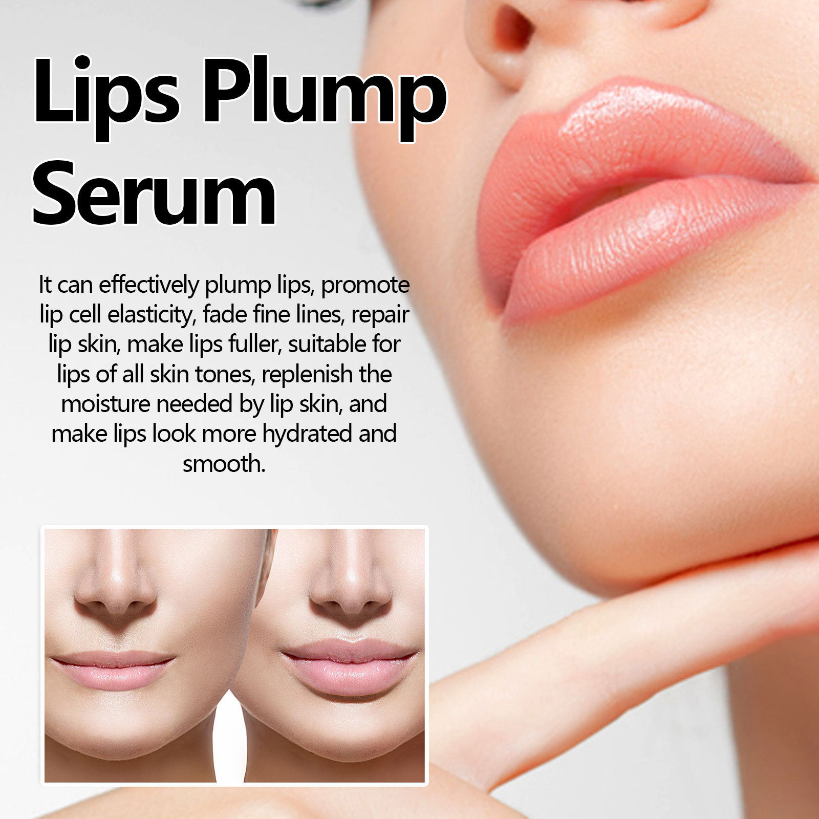 EELHOE Lip Serum Lip Moisturizing, Anti-Cracking, Hydrating, Hydrating And Smoothing Lip Lines_voghion.com