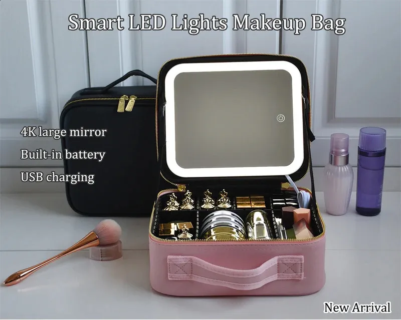 Upgrade-Kosmetiktasche mit großer Kapazität -selg Professioneller Reise-Make-up-Koffer für Frauen 240723_voghion.com