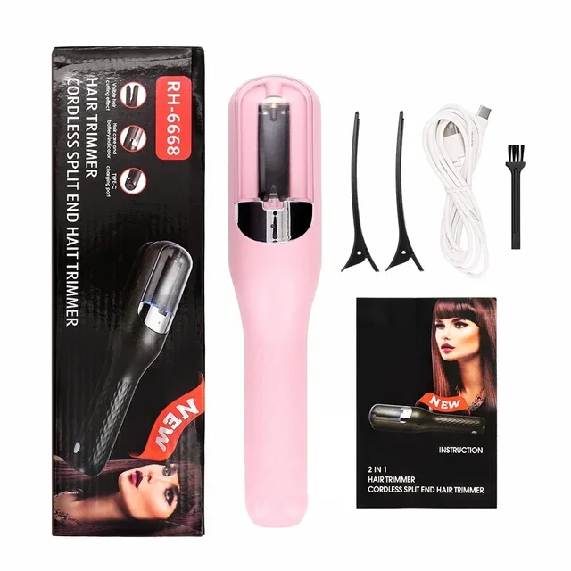 Automatic Hair Split End Trimmer Device For Damaged Hair Repair_voghion.com