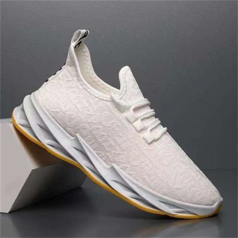 Men Lightweight Comfortable Sneakers Strap Athletic Shoes For Running Walking 456_voghion.com