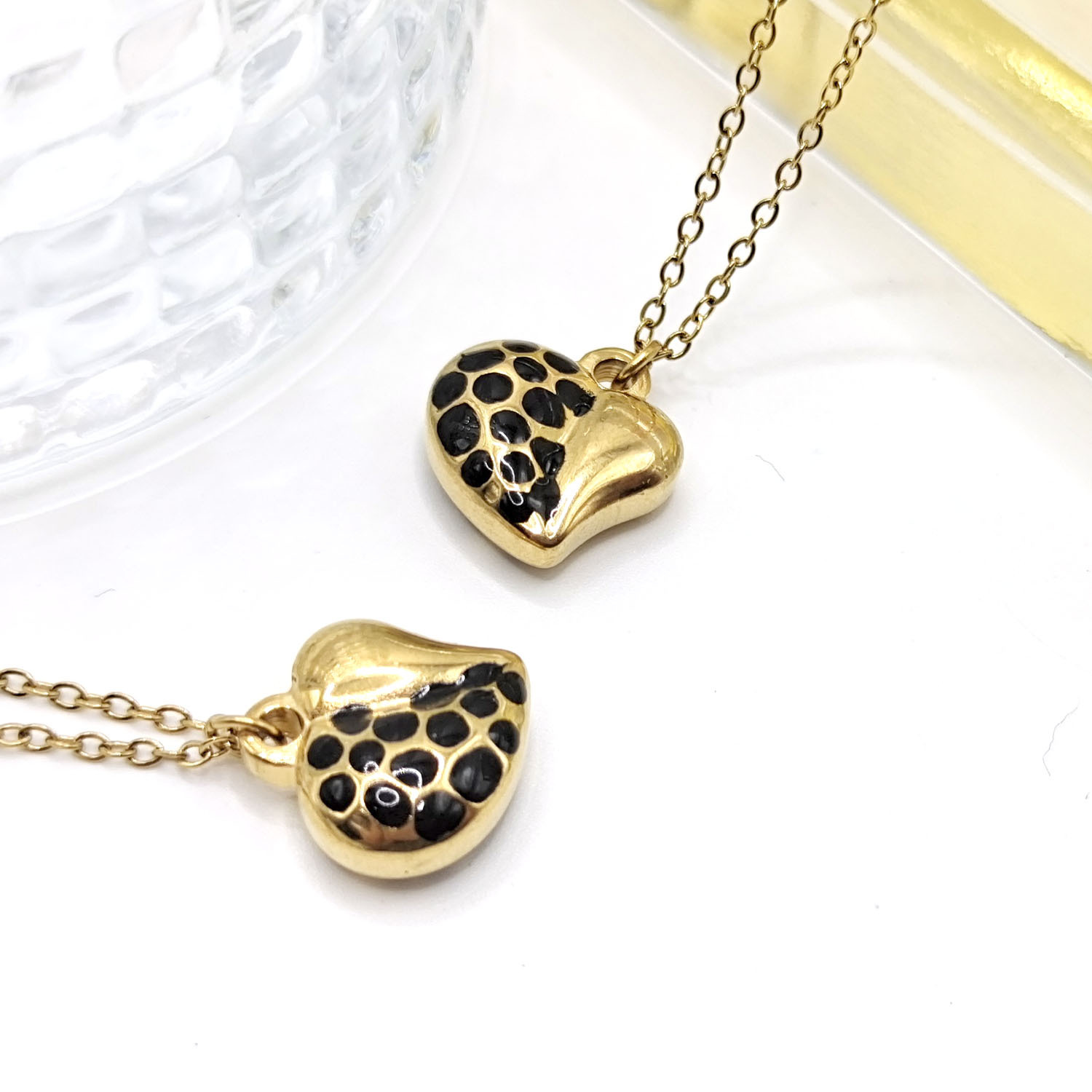Nuovo amore in stile francese con un design piccolo e unico, collana con ciondolo avanzato_voghion.com