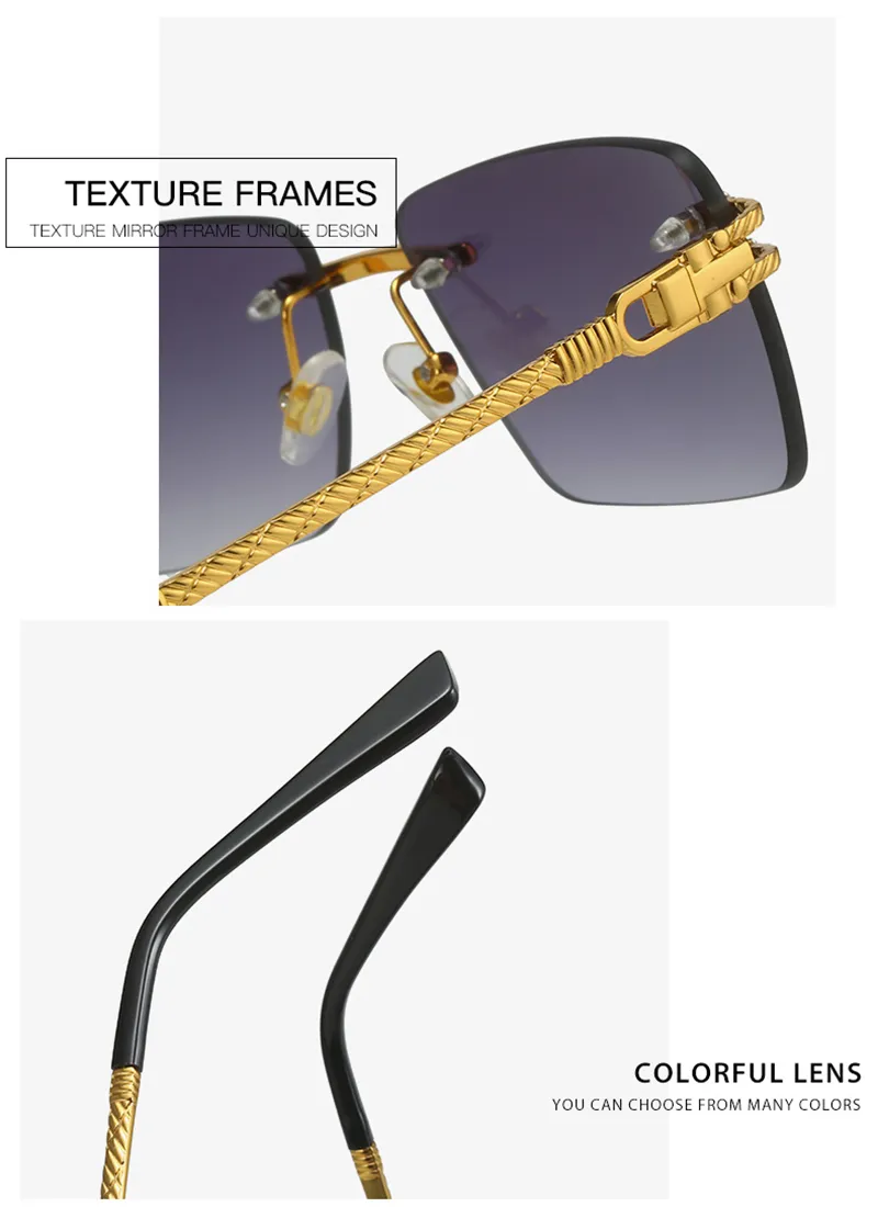 Latest men women metal sunglasses model fashion eyewear 2053 02812 318616 anti-ultraviolet lens eye protection Outdoor_voghion.com