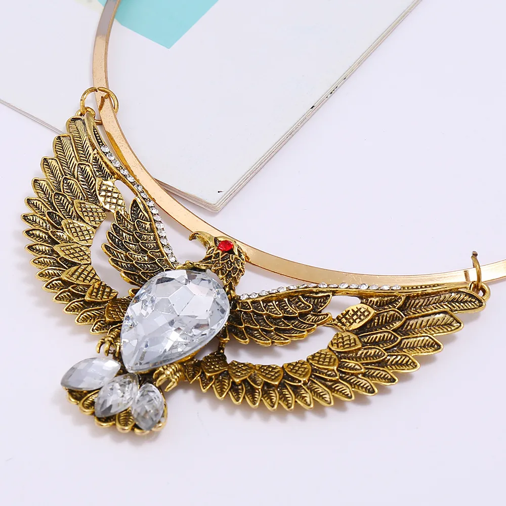 Collana girocollo statement etnica per donna metallo retrò_voghion.com
