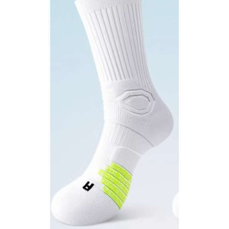 Sports Men's Mid Tube Spring And Autumn Style Towel Bottom Professional Basketball Youth Running Badminton Socks Zhuji_voghion.com