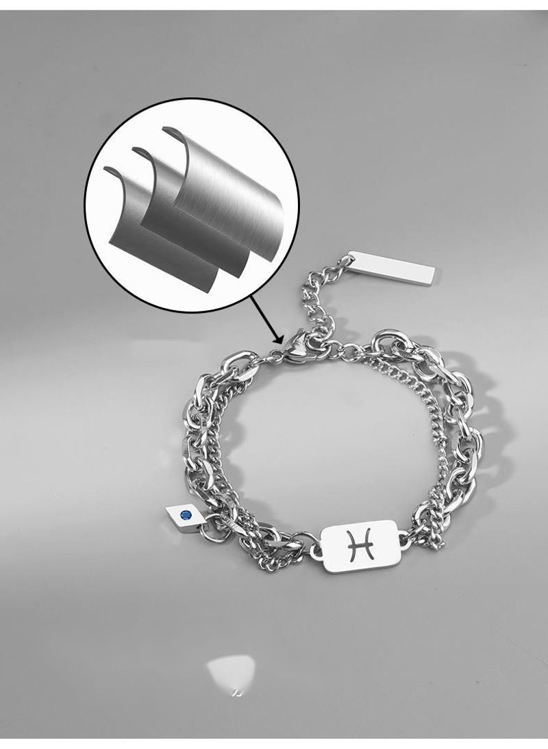 Twee Zodiac Light Nischendesign-Accessoires, hochwertige und vielseitige Herren- und Studentenarmbänder für Damen_voghion.com