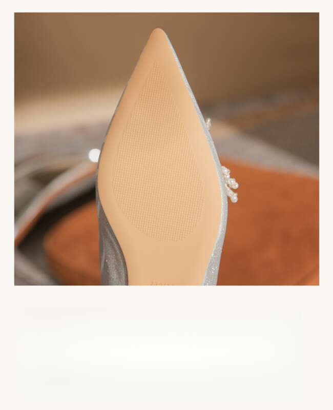 Einfache Bankett Spitzschuh Flache Damenschuhe, Abnehmbare Dual Purpose Hochzeit Hundred_voghion.com