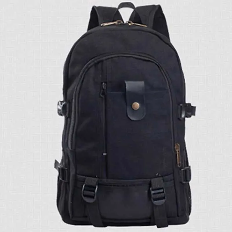 Grote canvas rugzak voor heren voor reizen en wandelen_voghion.com