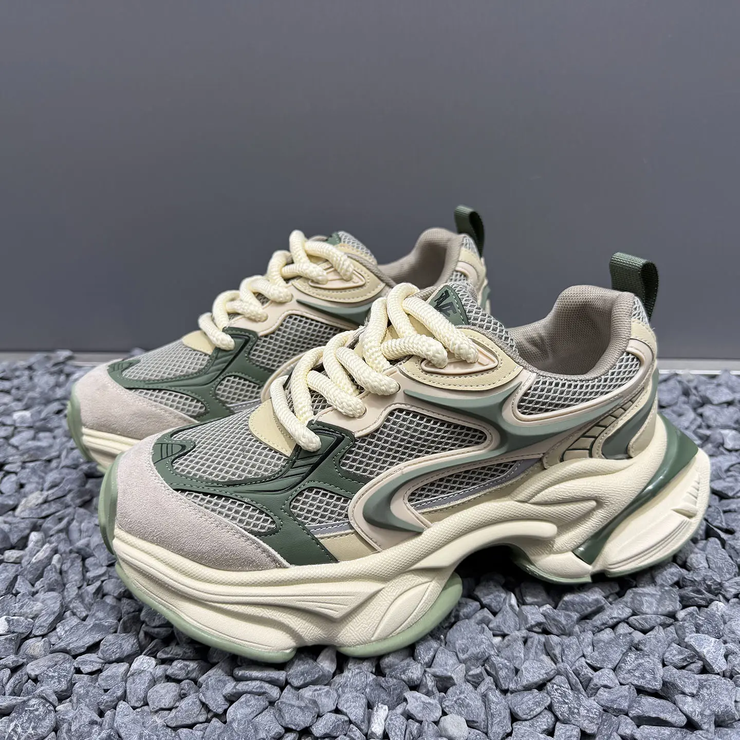 Casual Platform Heightening Dad Trendy Shoes For Men Non-slip_voghion.com