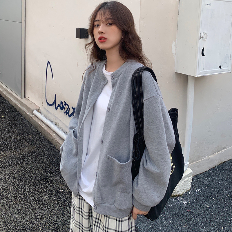 Sudadera mujer y2k terciopelo con capucha chaqueta oversize_voghion.com