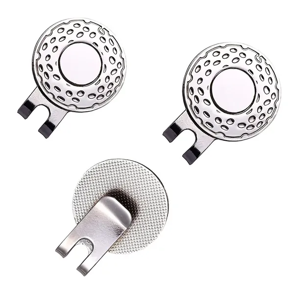 1pc Golf Hat Clip; Golf Ball Aiming Marker; 25mm/0.98in Golf Training Aids Accessories_voghion.com
