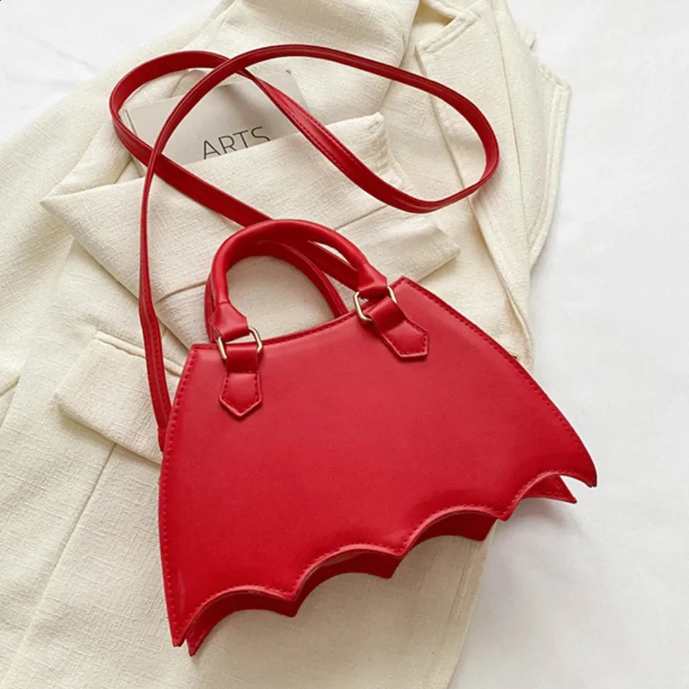 Women Small Shoulder Bag Bat Wing Ladies Top-handle Creative Chic PU Leather Fashion Halloween Props Outdoor Shopping_voghion.com