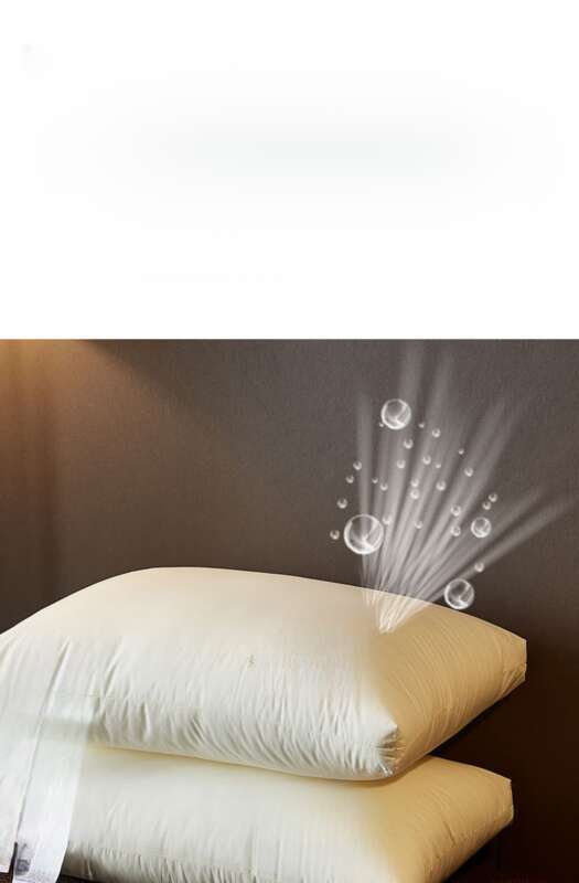 Almohada individual con núcleo de hotel de algodón puro, protección para el cuello, almohada de regalo de alta gama, transmisión en vivo_voghion.com