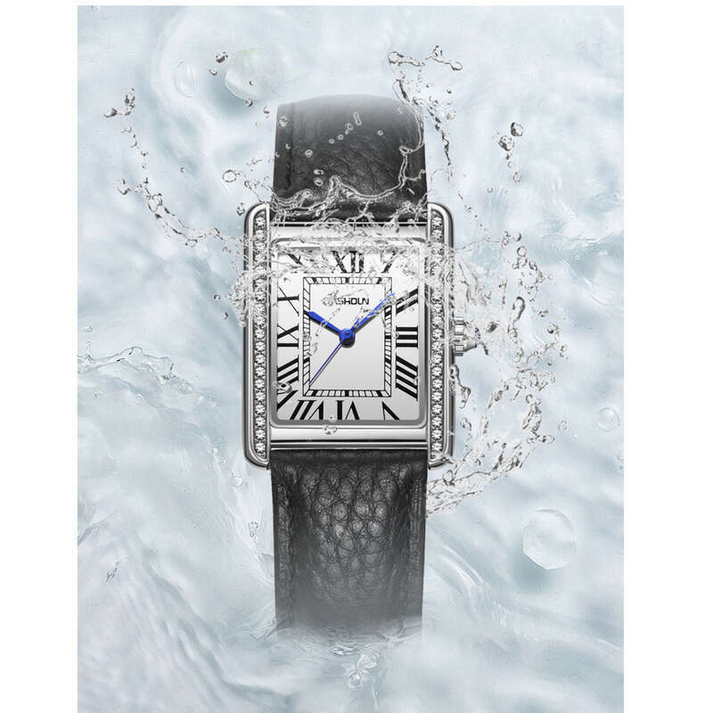 Orologio da donna con cinturino in pelle al quarzo impermeabile di nuova tendenza della moda 2022_voghion.com