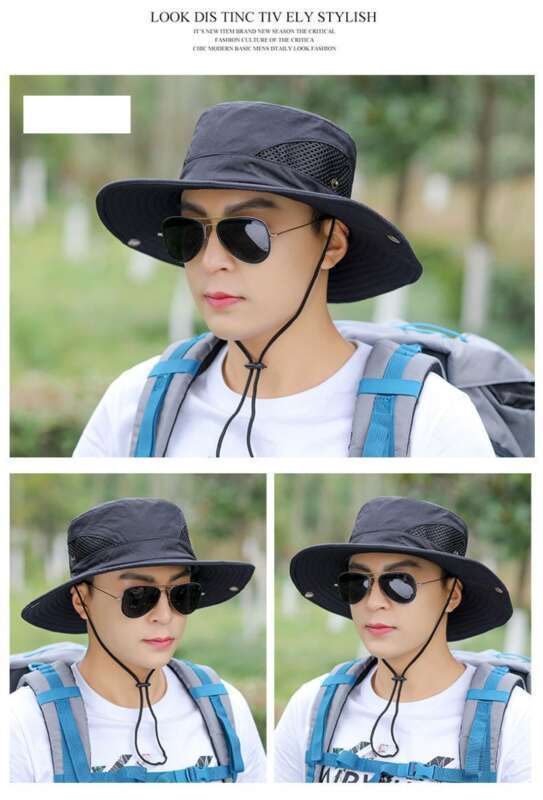 Ανδρικό καλοκαιρινό κορεάτικο καπέλο ψαρέματος για υπαίθριες δραστηριότητες, προστασία και σκίαση, για νέους ψαράδες, ορειβασία, ευέλικτη τάση_voghion.com