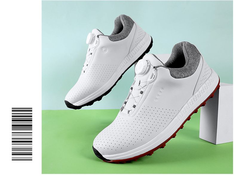 Chaussures professionnelles pour hommes Nouvelles baskets d'entraînement de golf sans crampons à boucle pivotante Taille L_voghion.com
