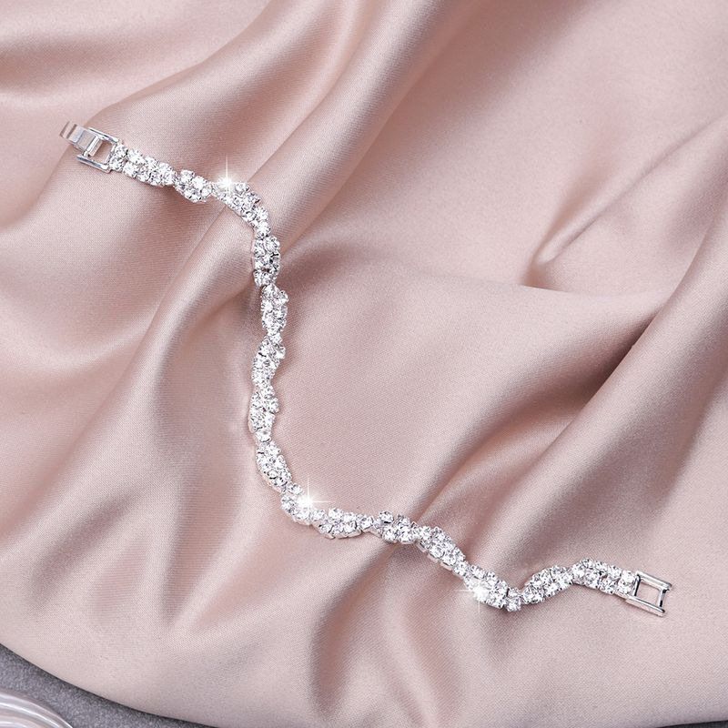 Un braccialetto elastico alla moda Rhie da sposa coreano europeo e americano_voghion.com