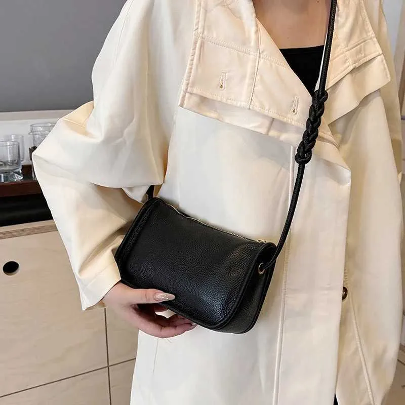100 % echtes Rindsleder aus echtem Leder Sac Mode Frauen Umhängetaschen für Damen Neue Schultertasche mit hoher Kapazität Handtasche_voghion.com