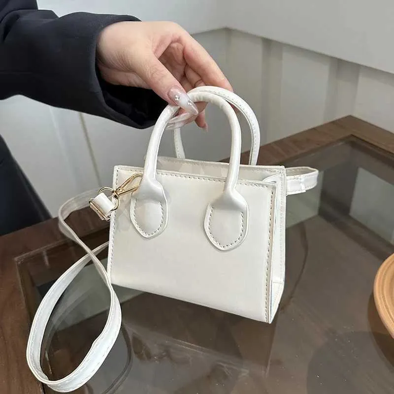 Solid Color Pu Leather Shoulder Bag Fashion Designer Handbags Top Handle For Women Casual Crossbody Bags Ba241116_voghion.com