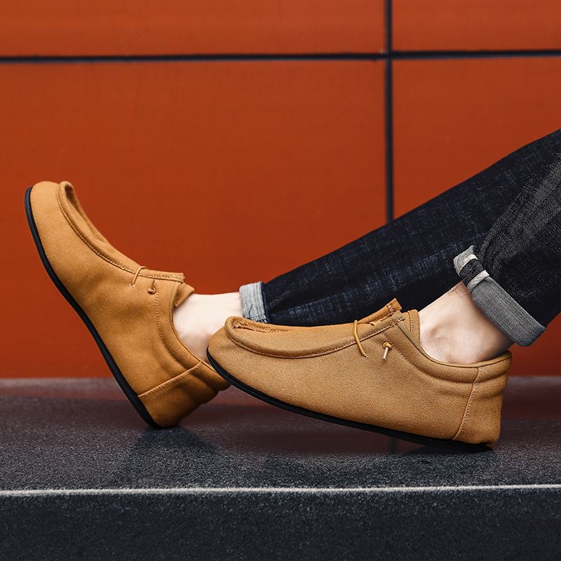 MAEDEF Man's Sneakers Canvas Flats Male Summer Casual for Men High Quality Loafers 2024 Walking Driving Mens Shoes_voghion.com