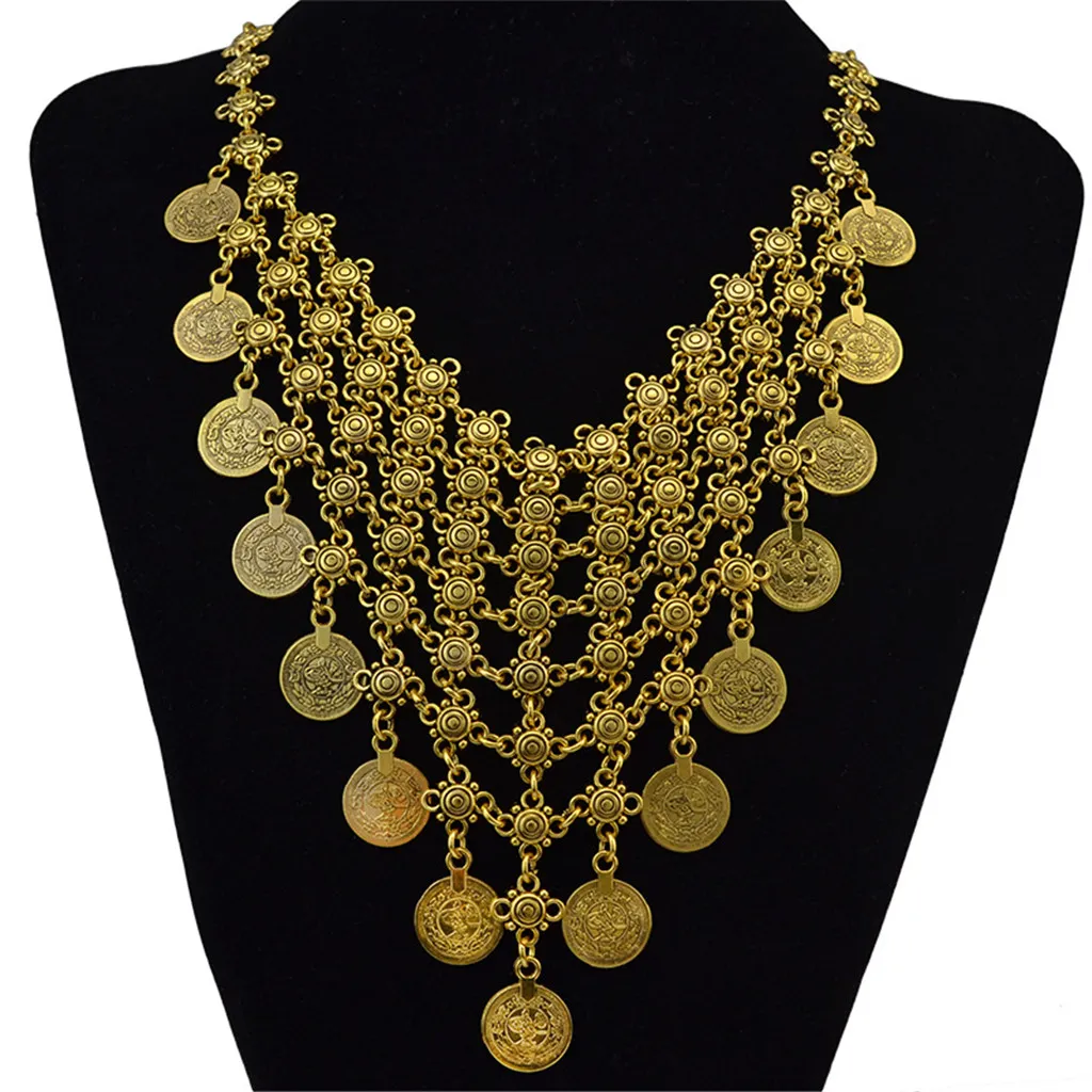 Collane con ciondolo Collana con nappa da donna Stile bohémien Gioiello pendente al collo Choker_voghion.com