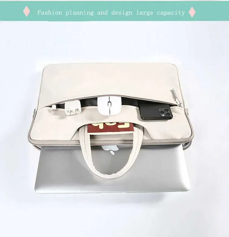 Sleeve 13.3 14 15.6 Inch Notebook Bag For book Air Pro 13 16 Case Waterproof Carry Laptop Book Funda Cover Handba24111_voghion.com