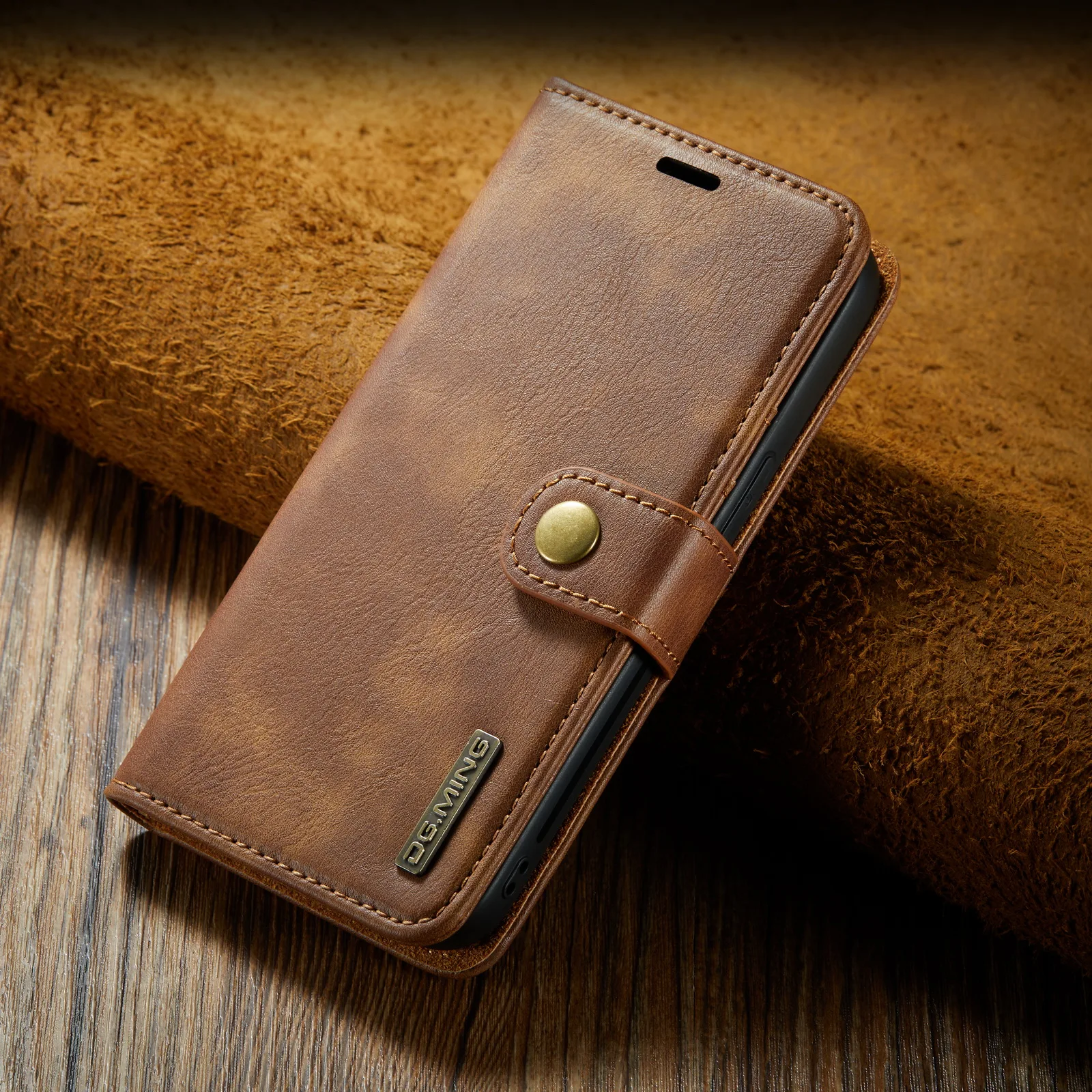 Detachable Magnetic Leather Phone Case for IPhone 15 12 13 11 14 Pro Max XS XR X SE 2022 8 7 Plus Wallet Card Holder_voghion.com