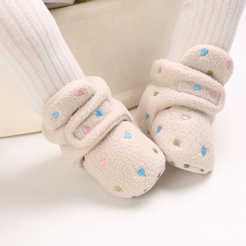 Newborn Baby Socks Boy Girl Enfant Toddler First Walkers Booties Cotton Comfort Soft Anti-slip Warm Littlesprouts Infant_voghion.com