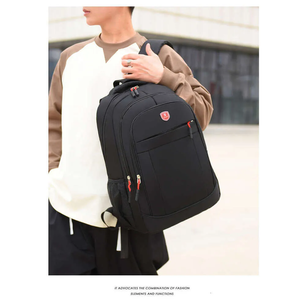 Nouveau sac à dos texturé pour hommes, sac à dos d'ordinateur d'affaires de grande capacité, sac d'école de voyage pour étudiants, tenue de ville_voghion.com