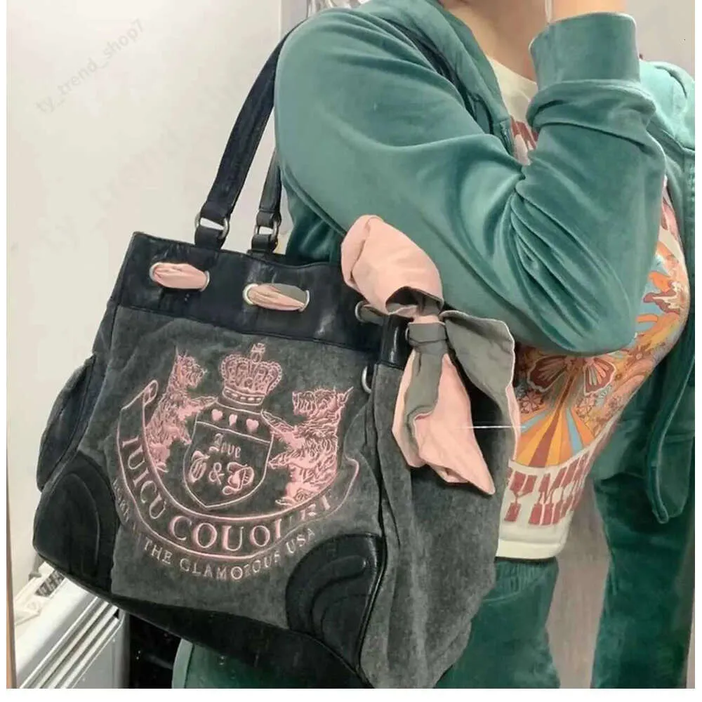 Borse a tracolla Y2K da donna, borsa succosa, vintage, retrò, chic, borsa in velluto con ricamo, borsa da donna, alta capacità, E-girls S Shopping_voghion.com