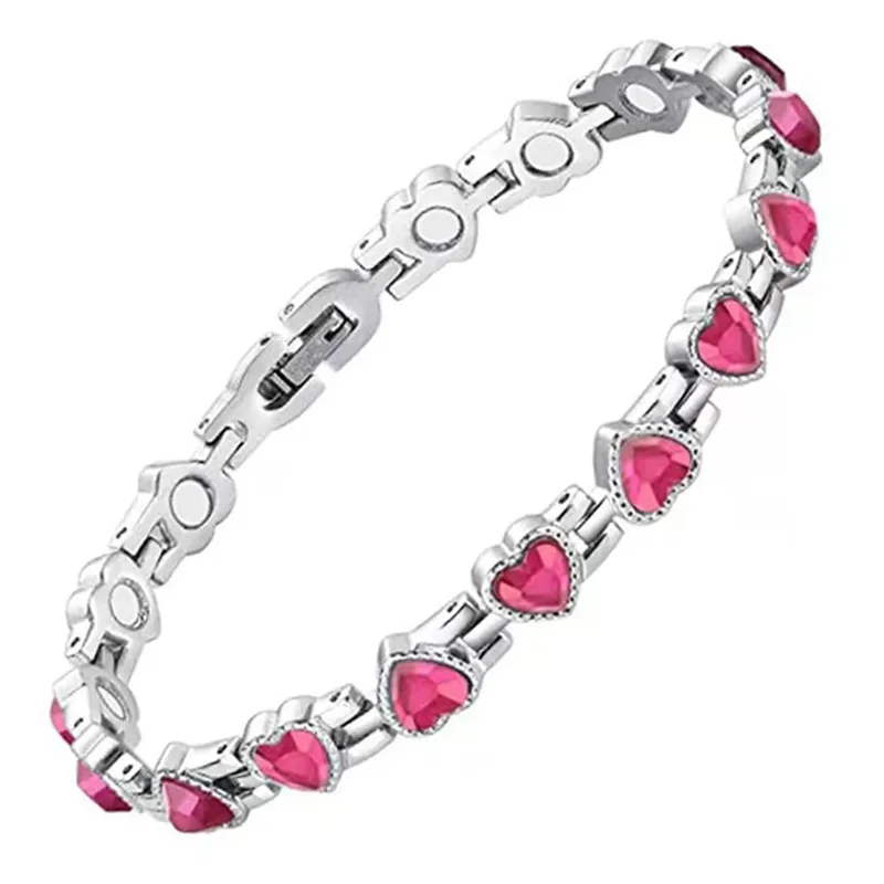 Mode Liebe Würfel Zirkonia Gewicht Verlust Energie Magnet Armband frauen Paar Schmuck_voghion.com