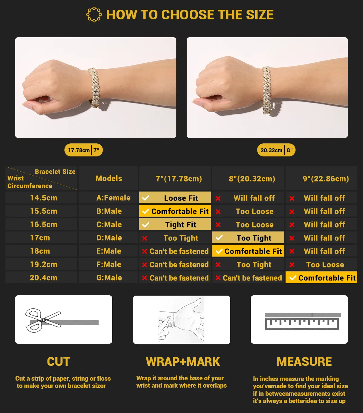 8mm Tamamen Buzlu Halat Kolye Yaylı Toka Bağlantı Zincir Bileklik Sterling Gümüş ve VVS Moissanite_voghion.com