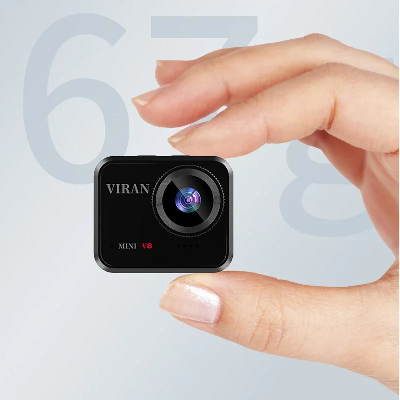 4K 60FPS Ultra HD Mini-Actionkamera mit WLAN-Fernbedienung, Bildschirm, wasserdichtem DV-Sportcamcorder, Drive-Recorder und kabelloser Webcam V8_voghion.com