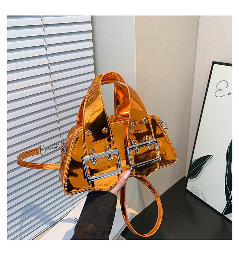 Damen 2024 Neue supermodische tragbare kleine quadratische Tasche Koreanische Ausgabe glänzende Premium strukturierte_voghion.com