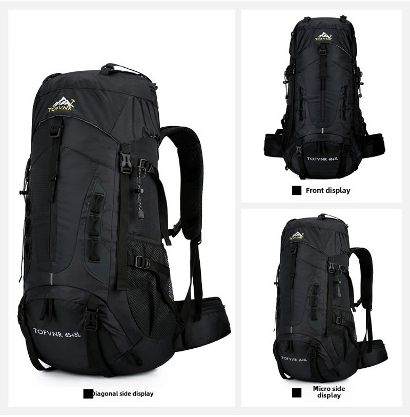 New multi-functional backpack outdoor hiking bag travel large capacity wear-resistant shoulders_voghion.com