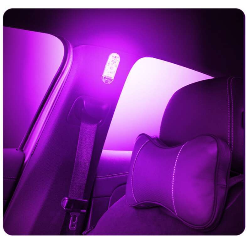 Lampe d'ambiance rechargeable avec port USB, interrupteur tactile pour plusieurs modes de réglage, charge cyclique, plafonnier_voghion.com