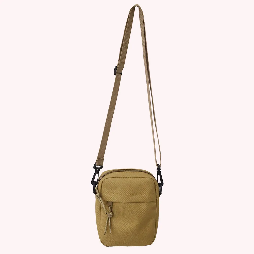 Ladies Fashion Square Sling Handbags Portable Elegant Solid Color Adjustable Strap Simple For Weekend Vacation_voghion.com